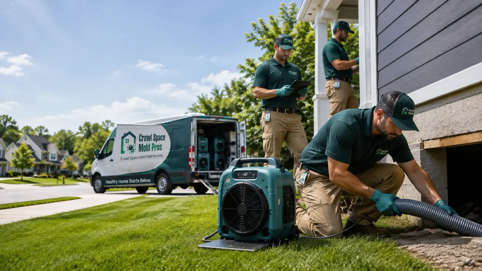 Crawl Space Mold Removal in Stonington, ME